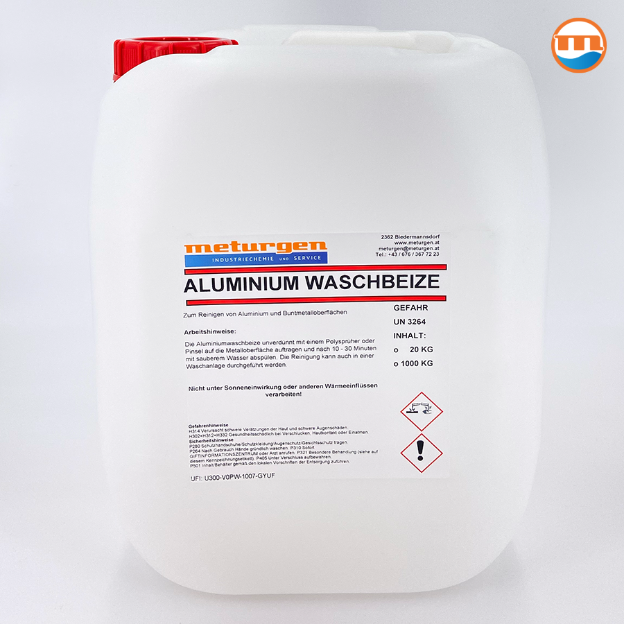 Aluminium Waschbeize