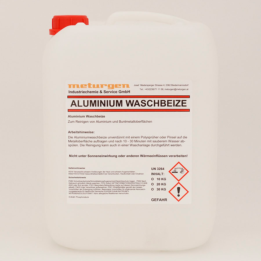 Aluminium Waschbeize