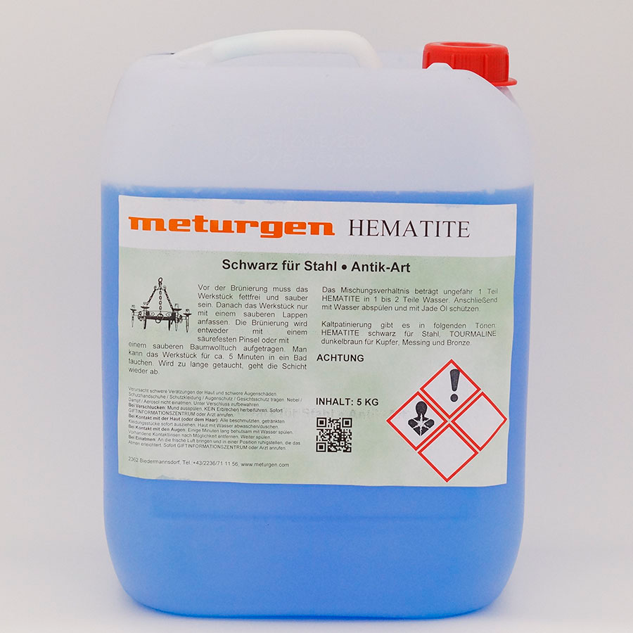 Hematite Blacking Agent for Iron 5 KG